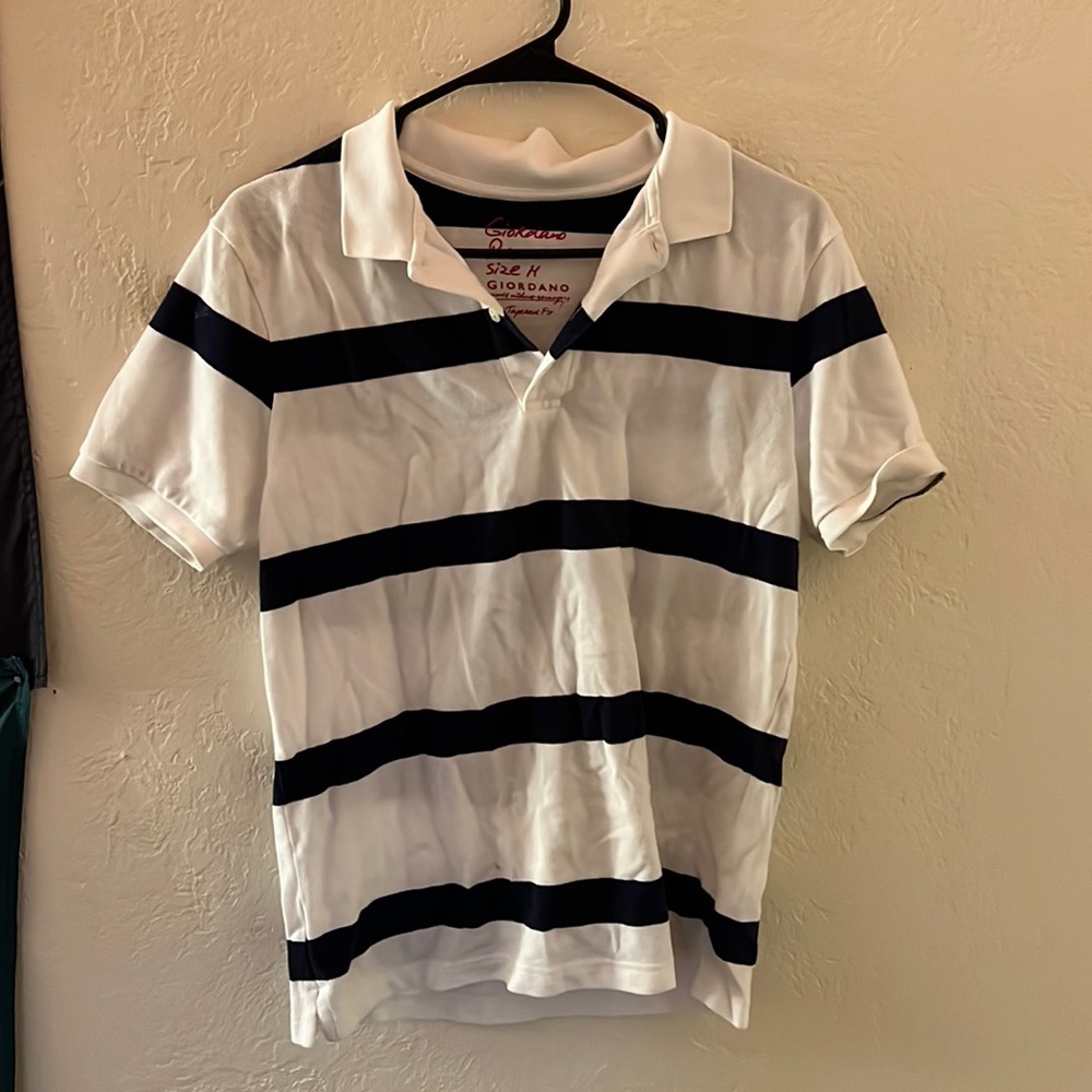 Giordano tapered fit polo shirt m